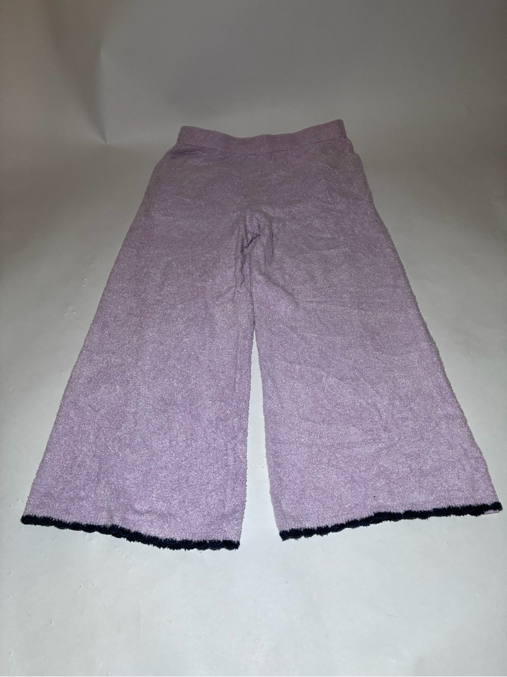 Barefoot Dreams Lavender Plush Wide-Leg Lounge Pants